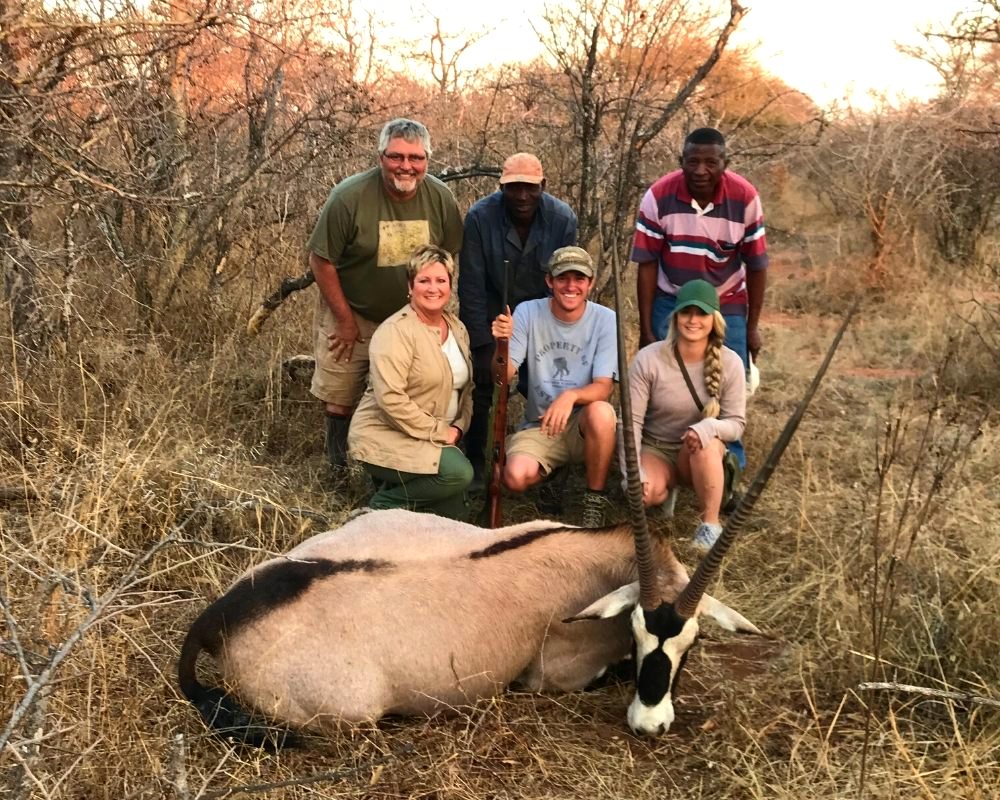 Gemsbuck hunting in South Africa