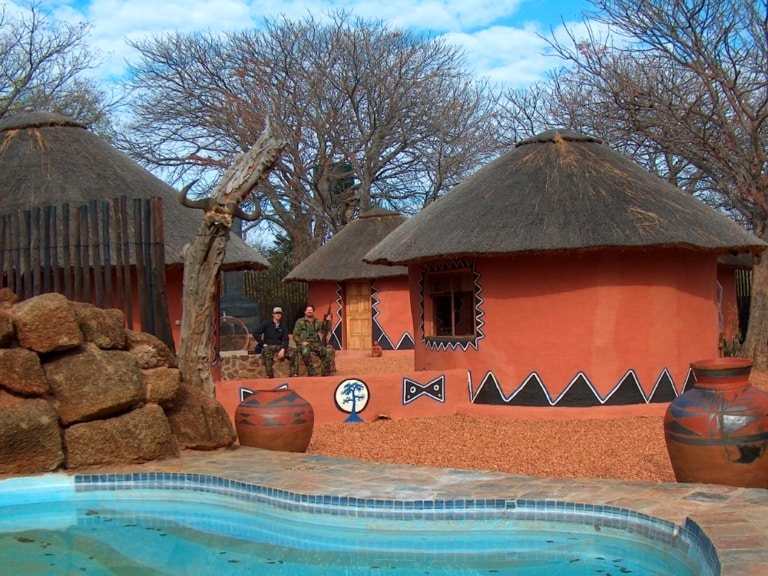 Rondavel entrance at Zulani Safaris